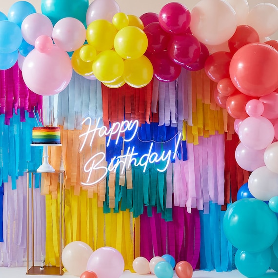 Balloon and Streamers Background