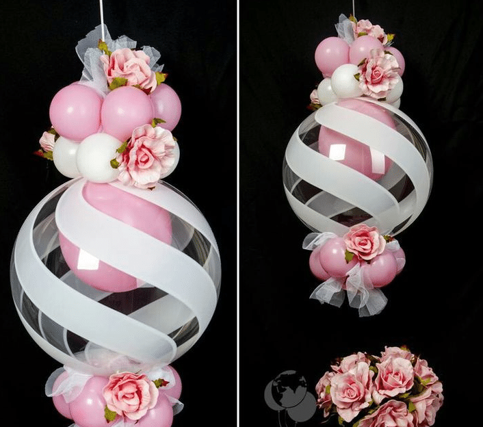 Beautiful Qualatex Swirl Design Deco Balloons