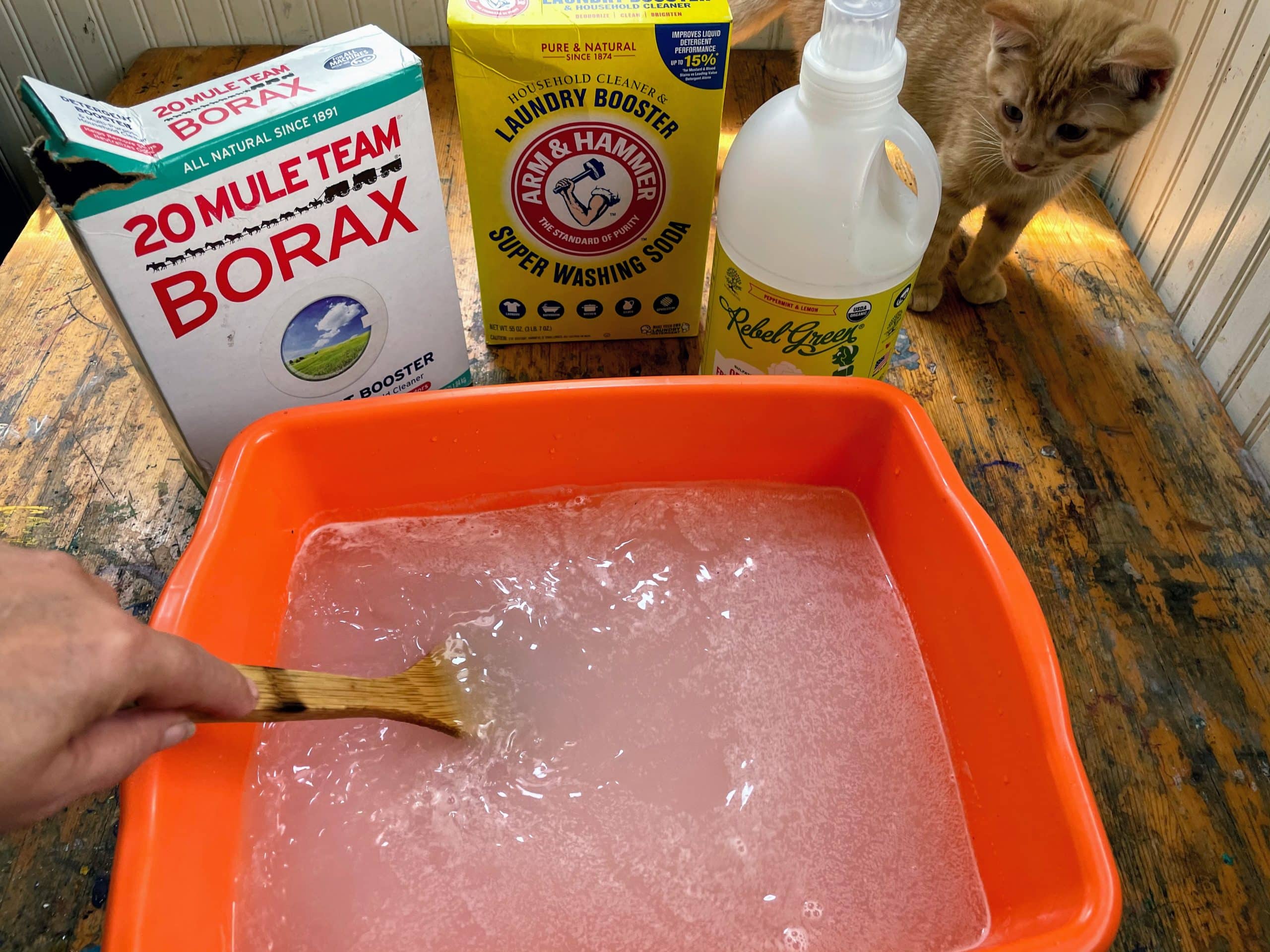 Borax Scrub