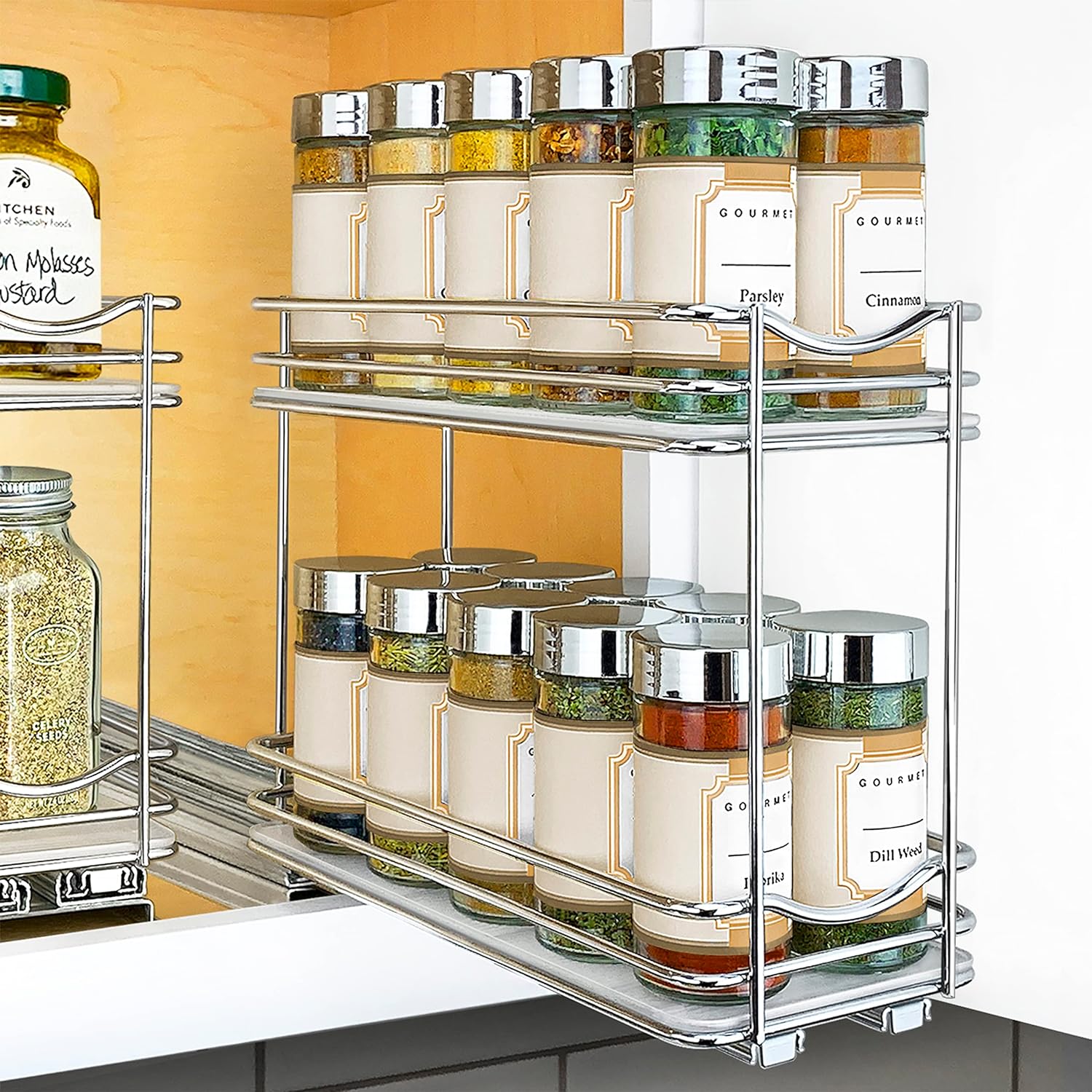 Building a Pull-Out Spice Rack Cabinet Step-By-Step