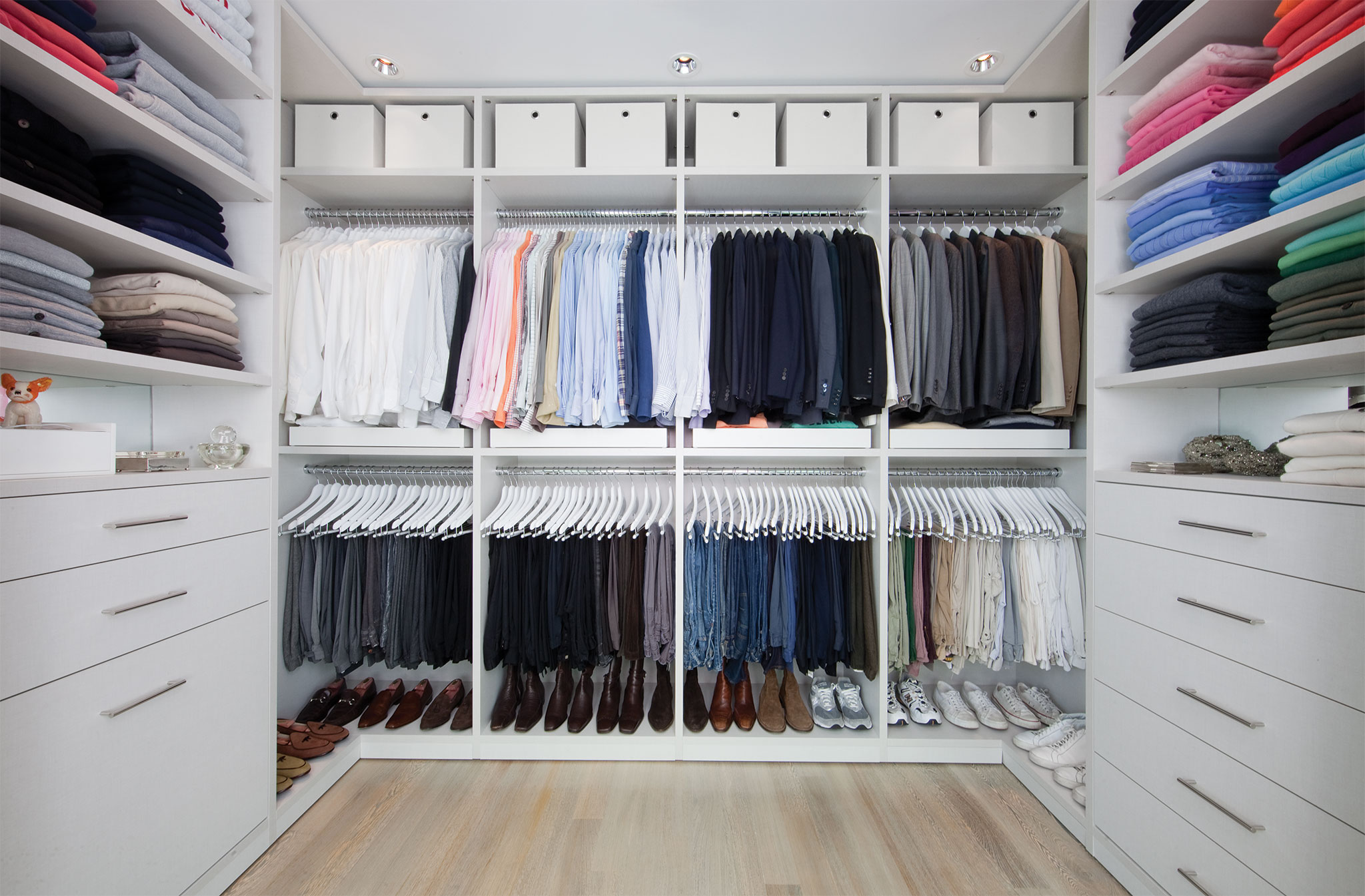 Color-Coordinated Closet
