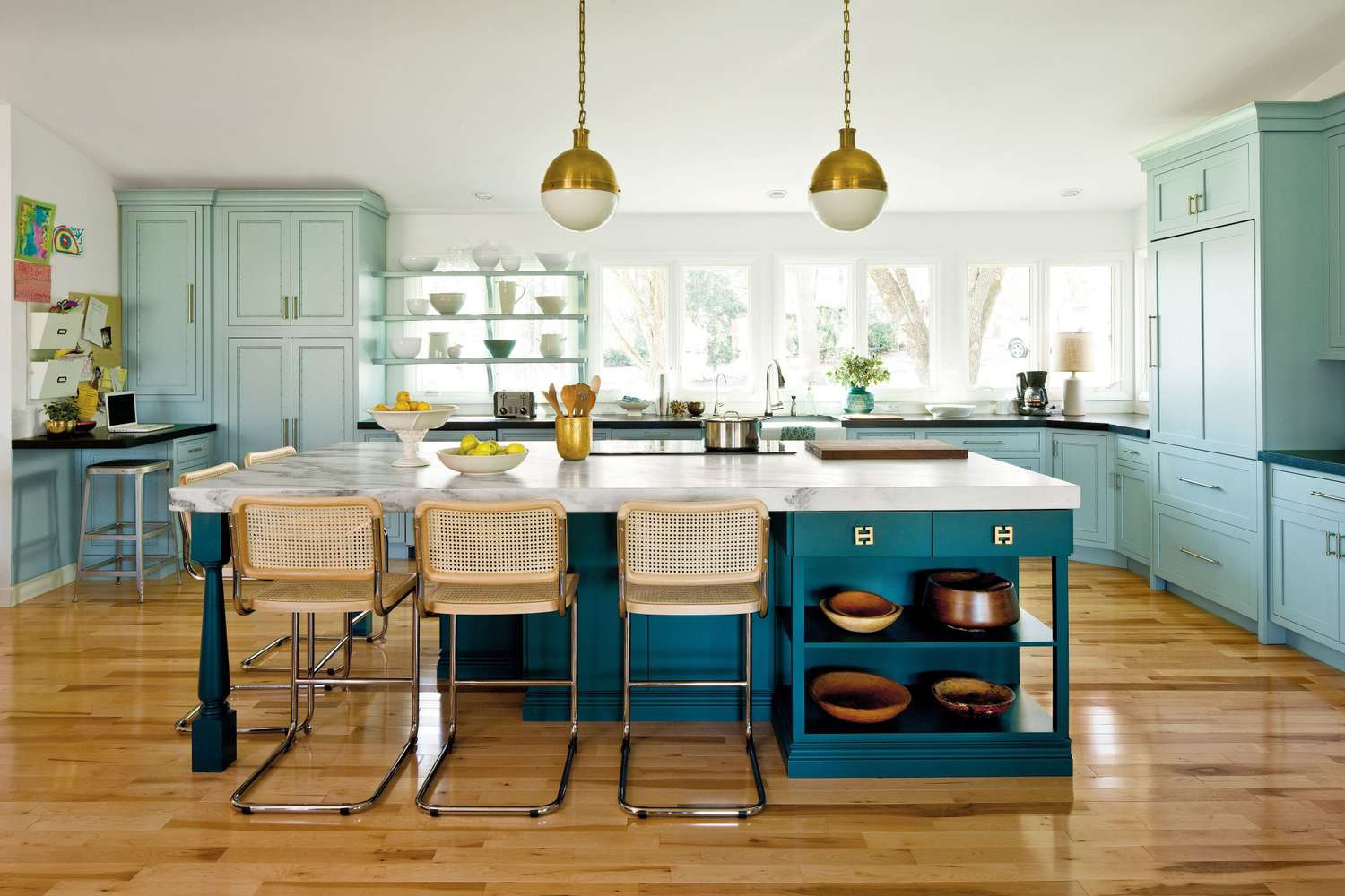 Colorful Kitchen Islands