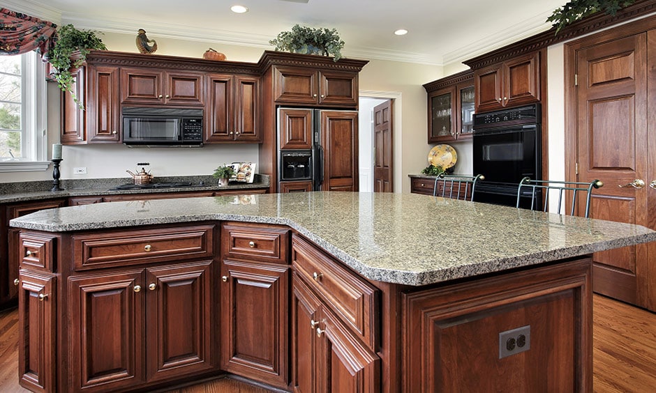 Corner Kitchen Cabinets that Open Diagonally