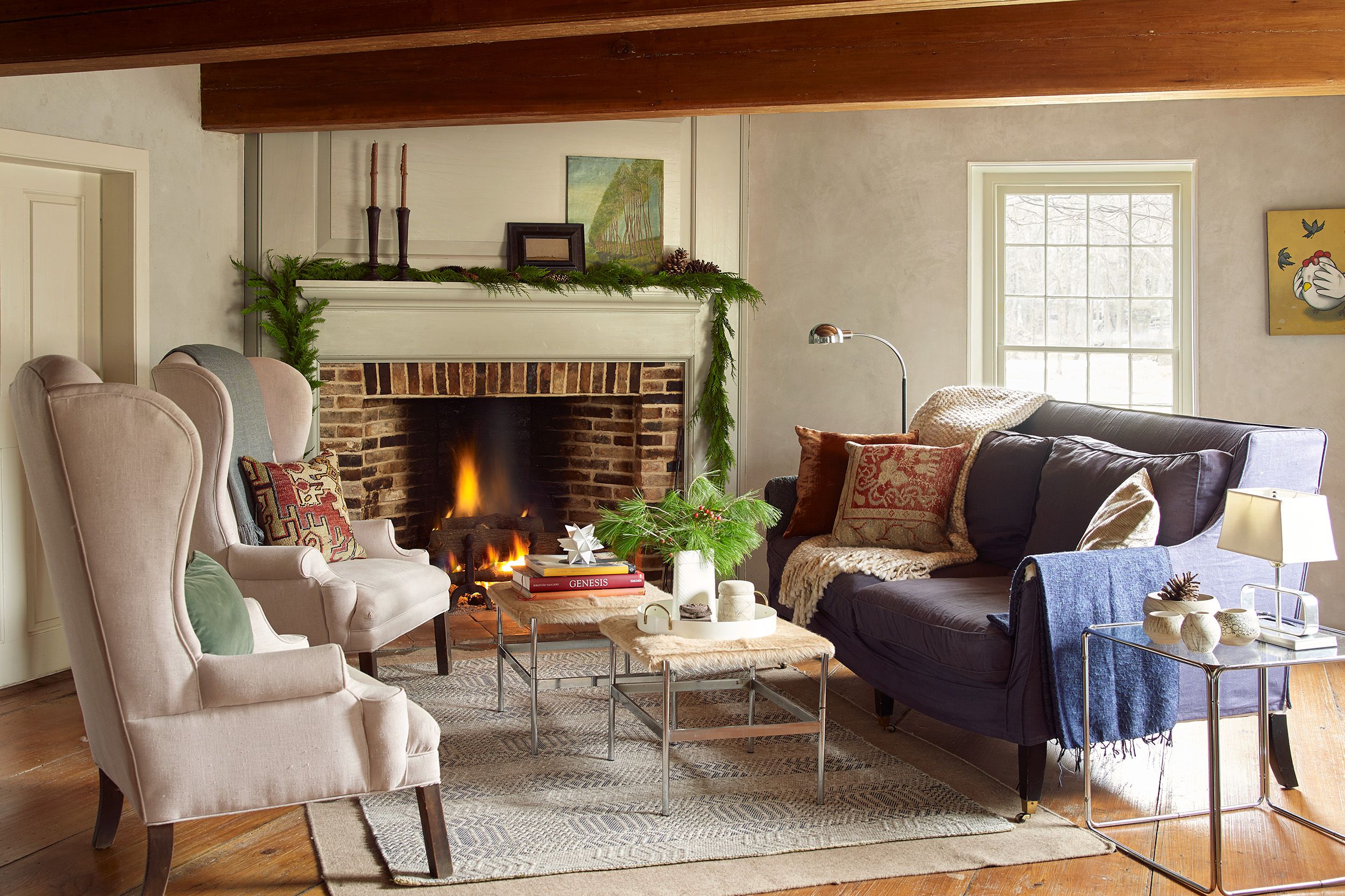 Create a Main Spot with a Basic Corner Fireplace