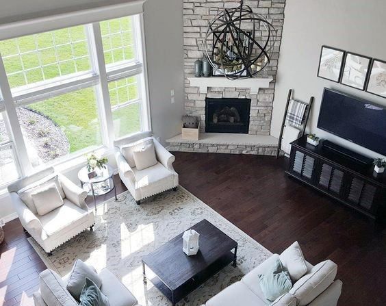 Create A Stylish Look with A White Fireplace