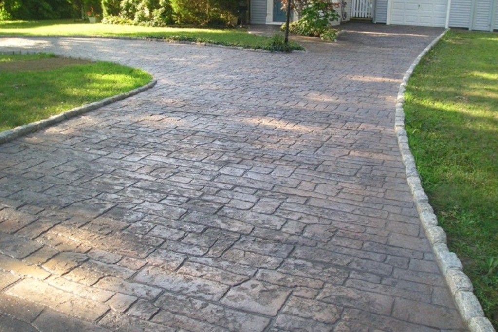 Curbed Driveway