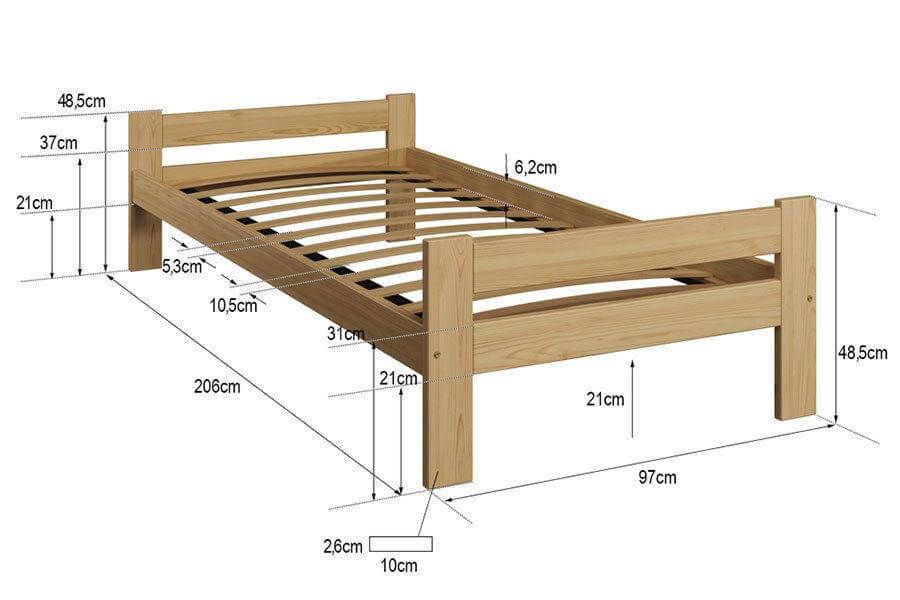 Cut List and Measurements for Different Bed Sizes