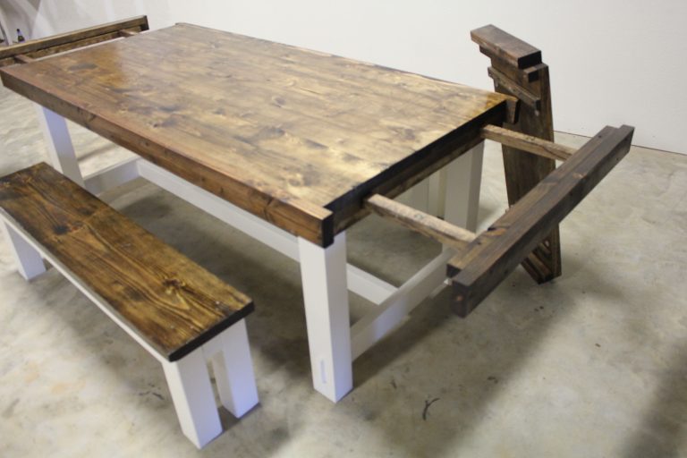 DIY Dining Table with Leaves