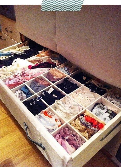 DIY Underwear Organizer