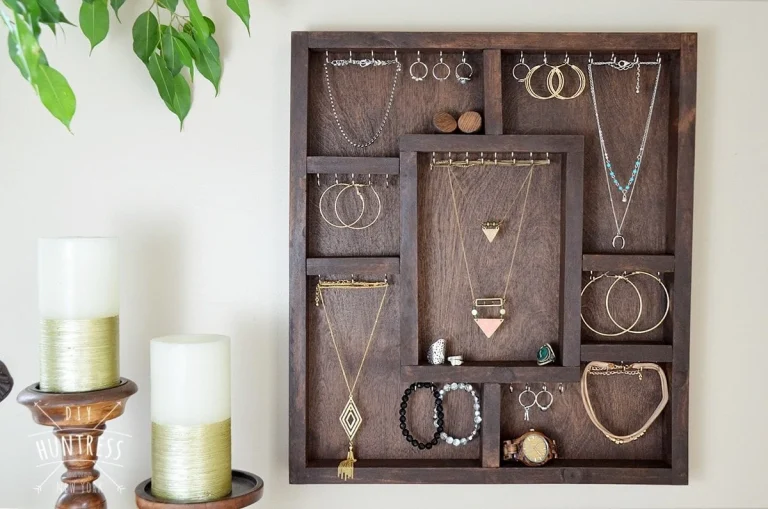 A DIY Guide for Jewelry Wall Organizer