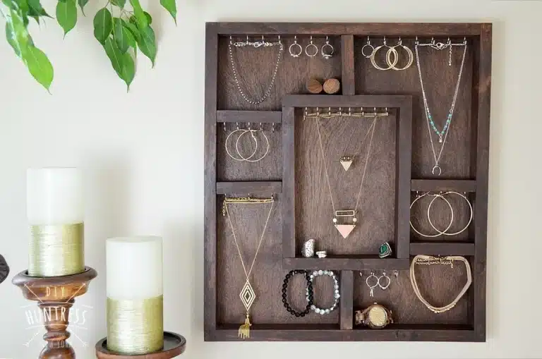 A DIY Guide for Jewelry Wall Organizer