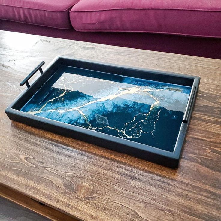 DIY Wood Resin Tray