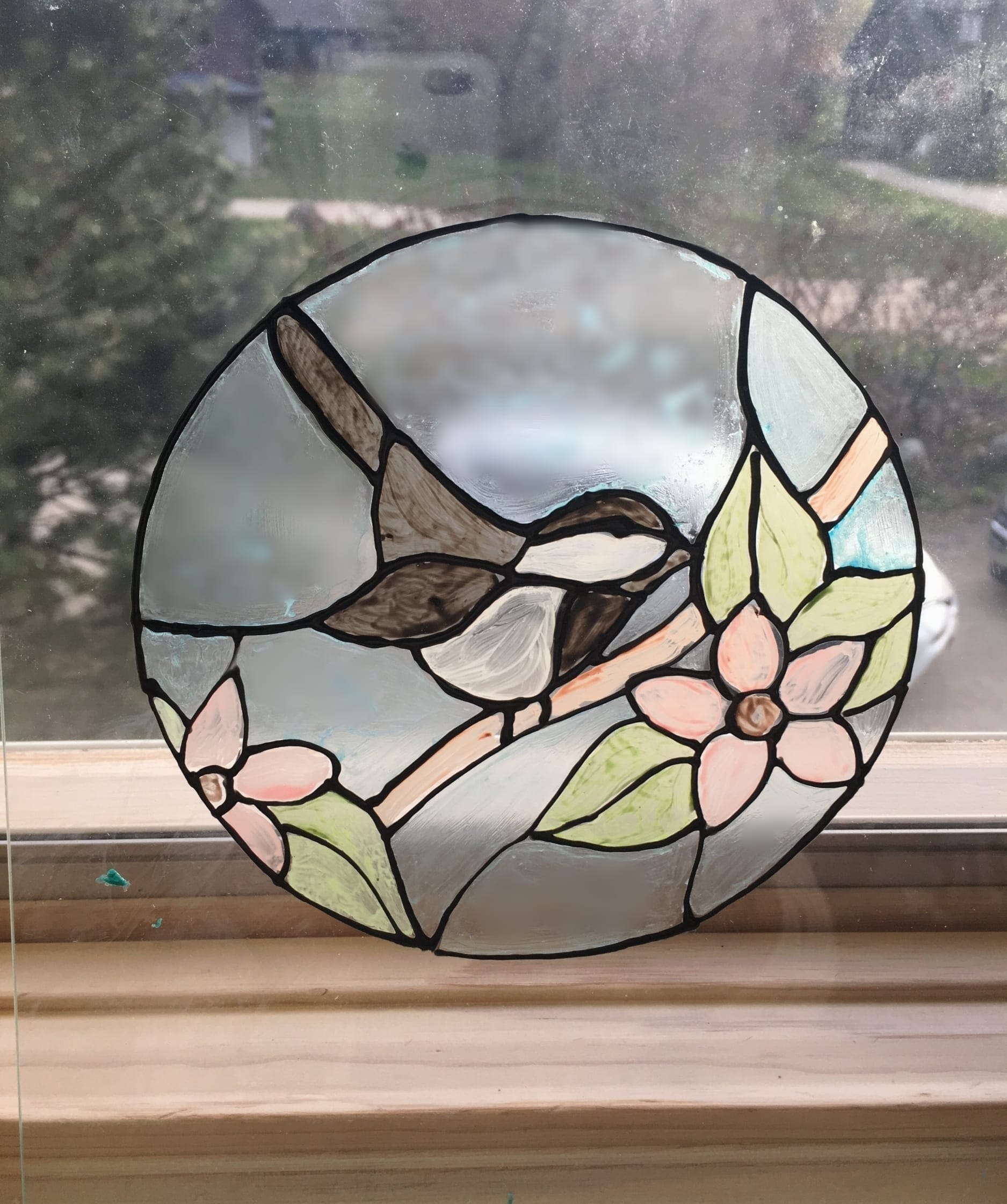 Easy Faux Stained Glass