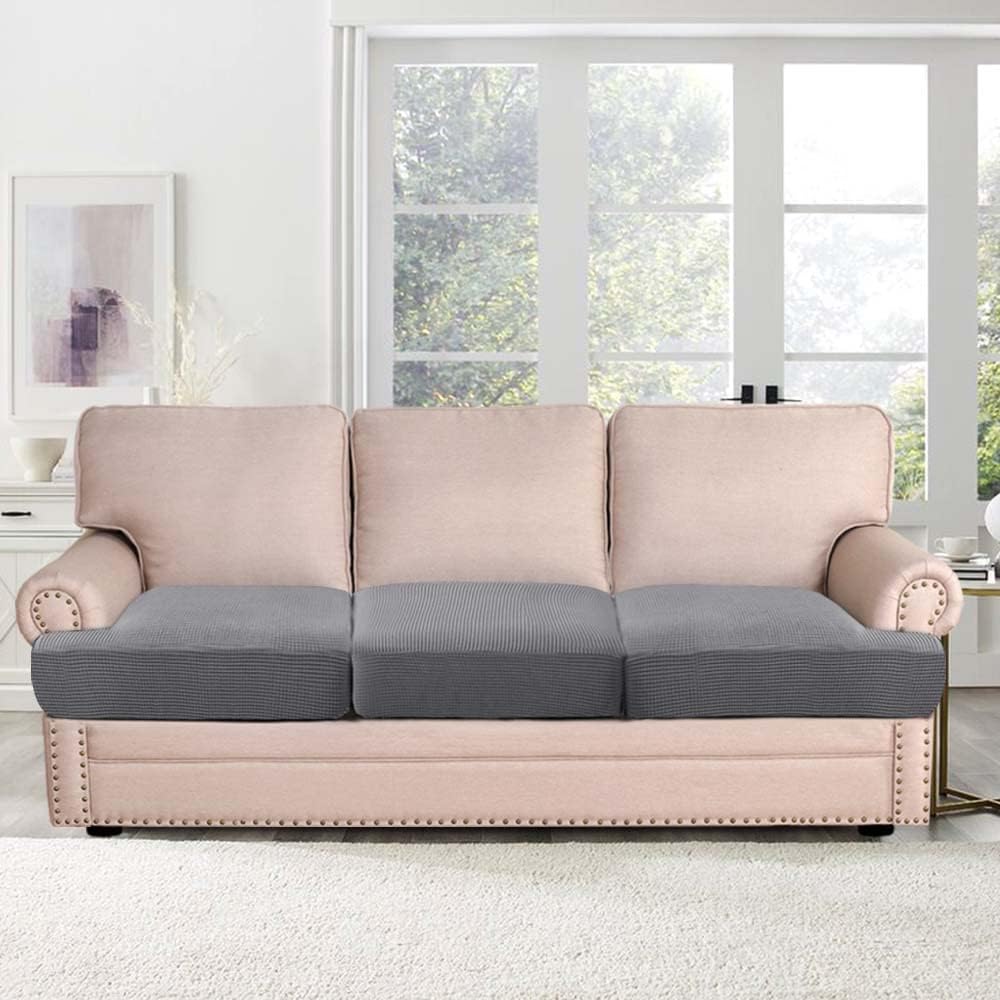 Fancy Fabric 3 Piece Slipcover Sofa