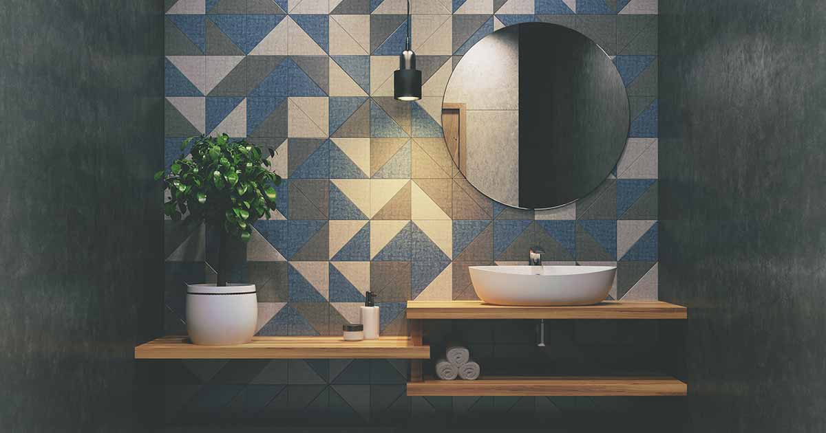 Go for Geometric Marble Tiles