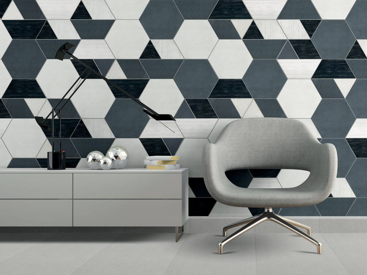 Large Hexagon Tiles for An Attractive Look