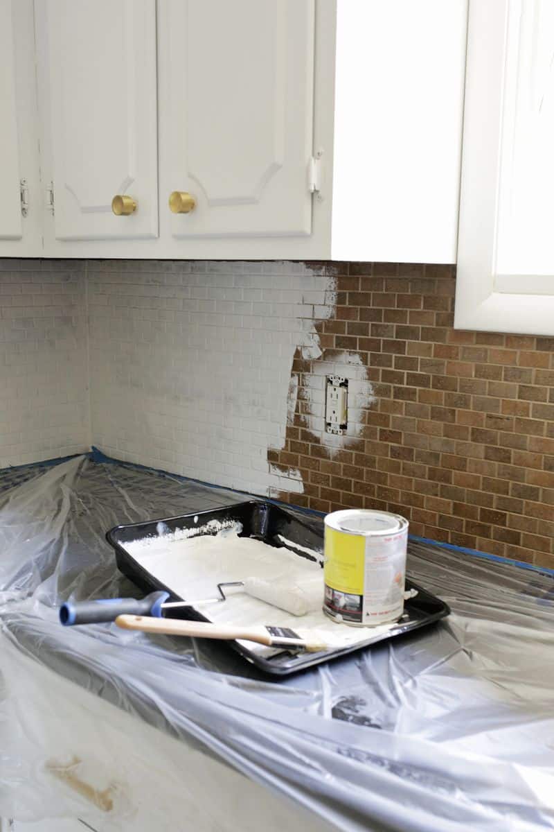 Materials Needed for Paint Tile Backsplash