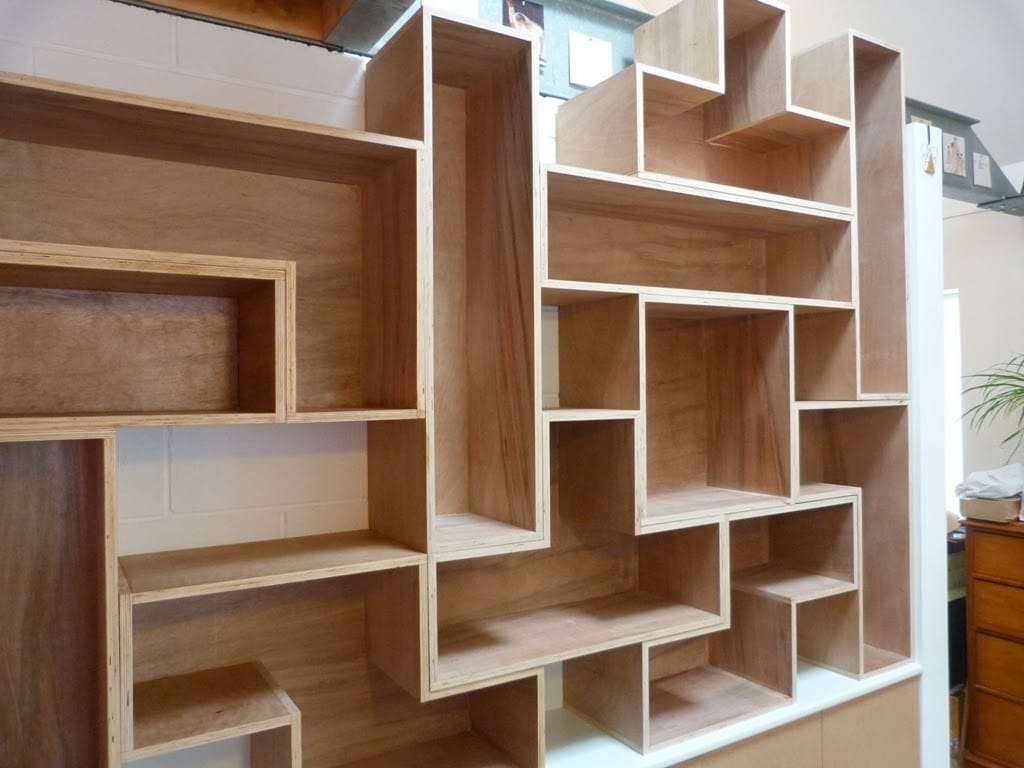 Puzzle-Style Tetris Shelving