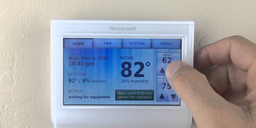 Resetting a Digital Honeywell Thermostat