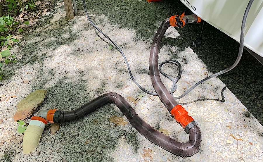 Rinse with A Hose and Air Dry