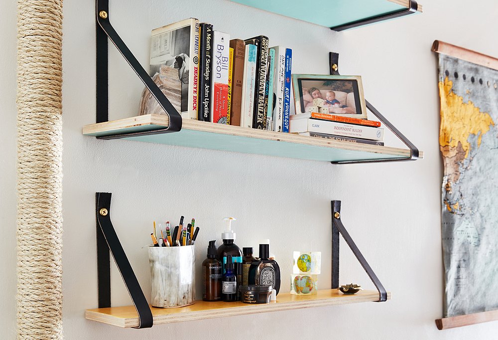 Strapped Wall Shelves