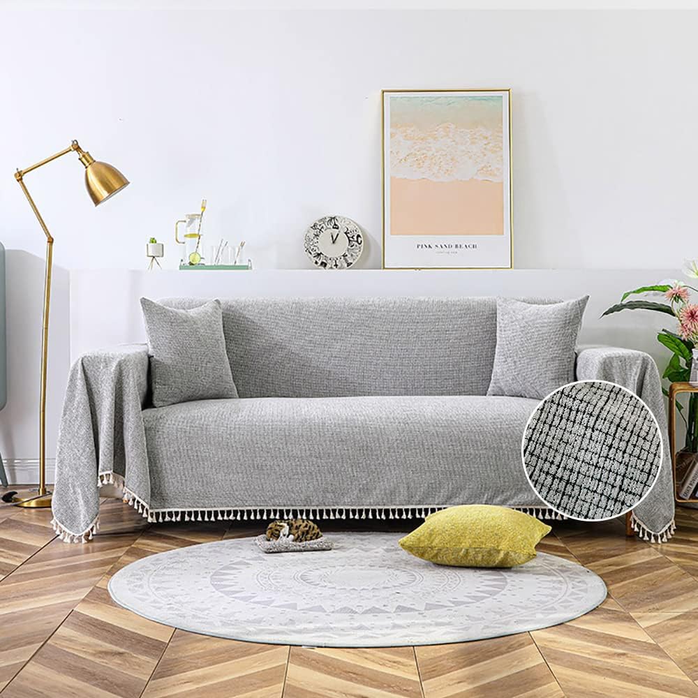 Textured Grid Sofa