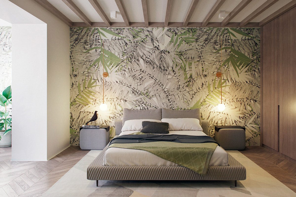 Tropical Accent Wall