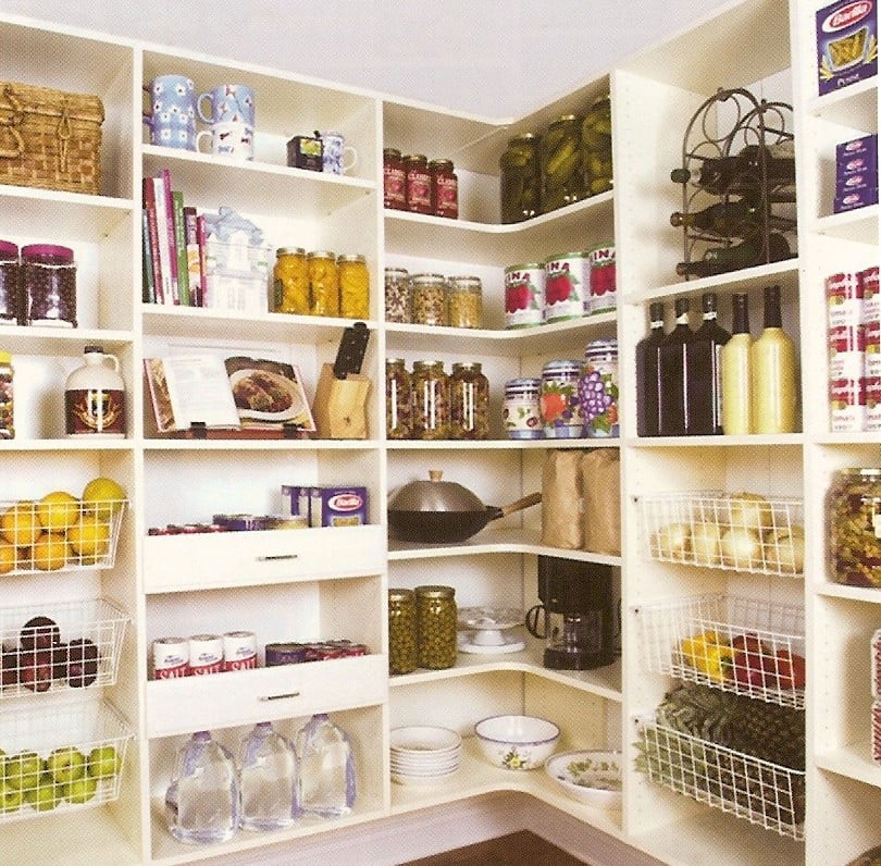 Well-Stocked Pantry Area