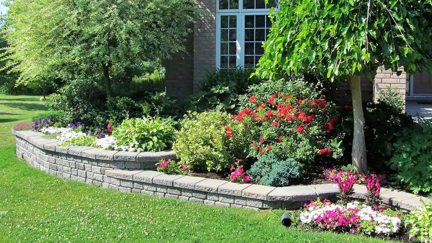 A Flower Bed Made of Rocks .jpeg