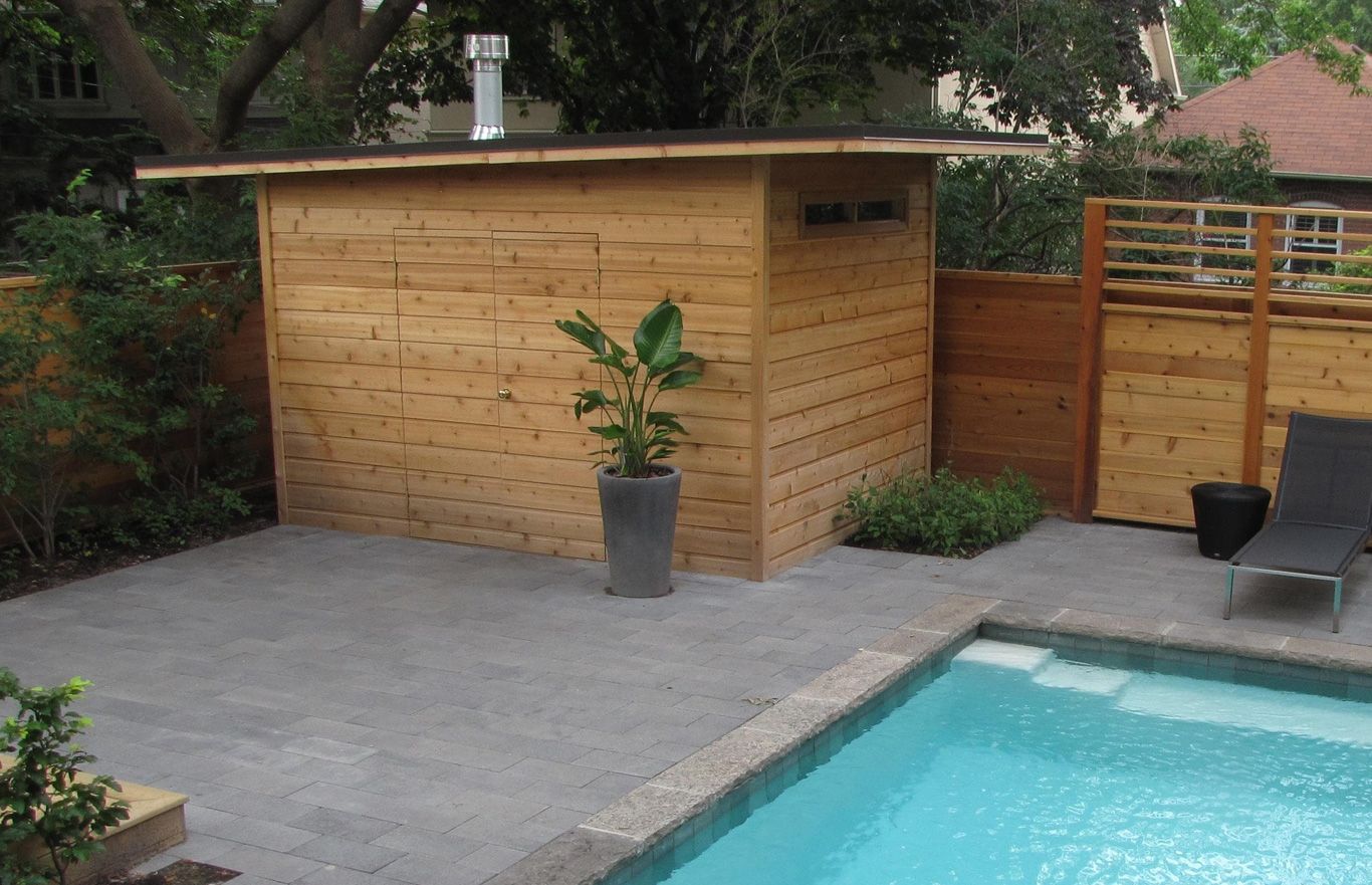 Choose Cedar Siding for Your Pool