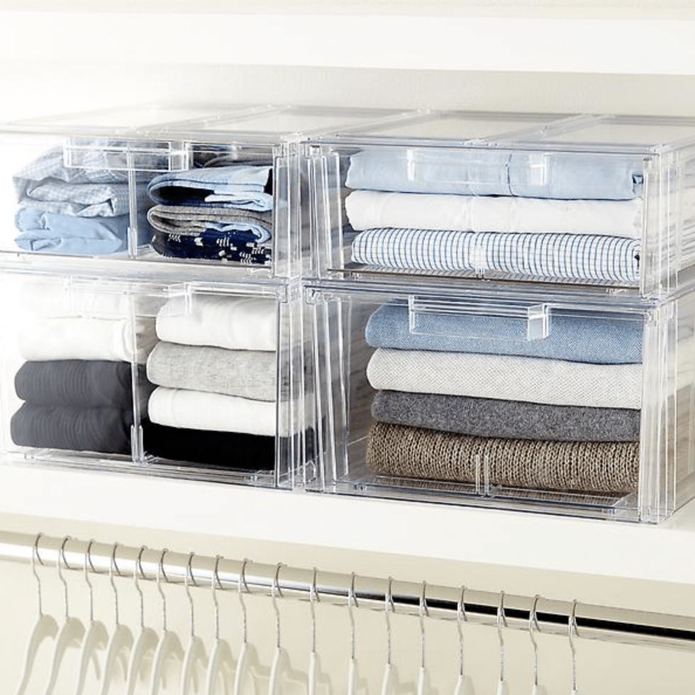 Clear Box Sweater Storage