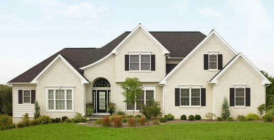 Cream & Brown Exterior