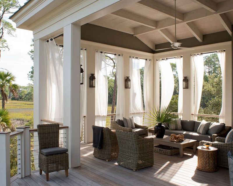 Elevating Your Deck with Curtains