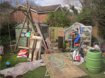 Emptying the Shed and Removing Excess Weight