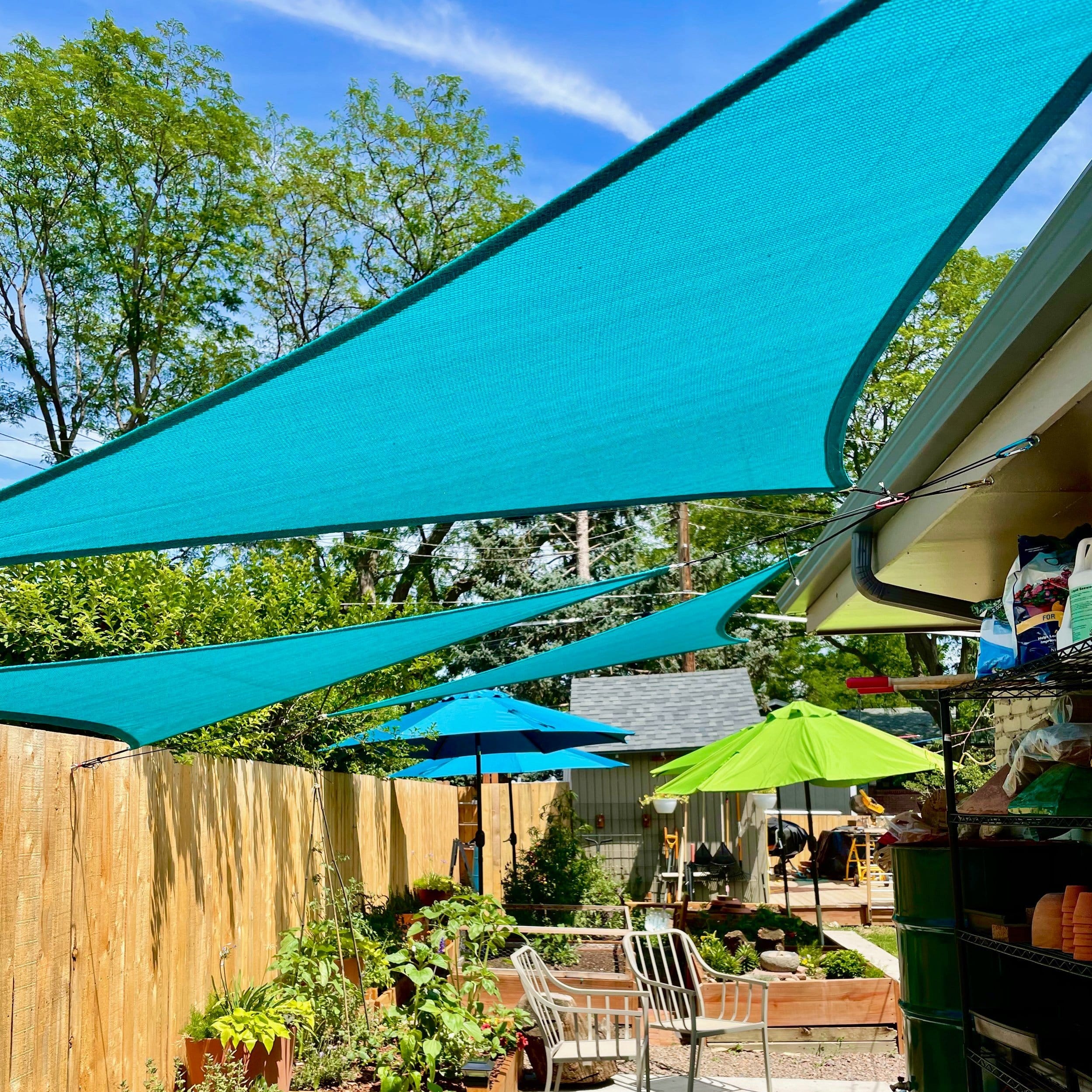 Installing A Shade Sail for Hanging Shade