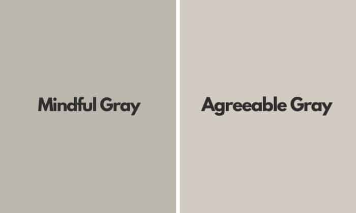 Mindful Gray vs Agreeable Gray