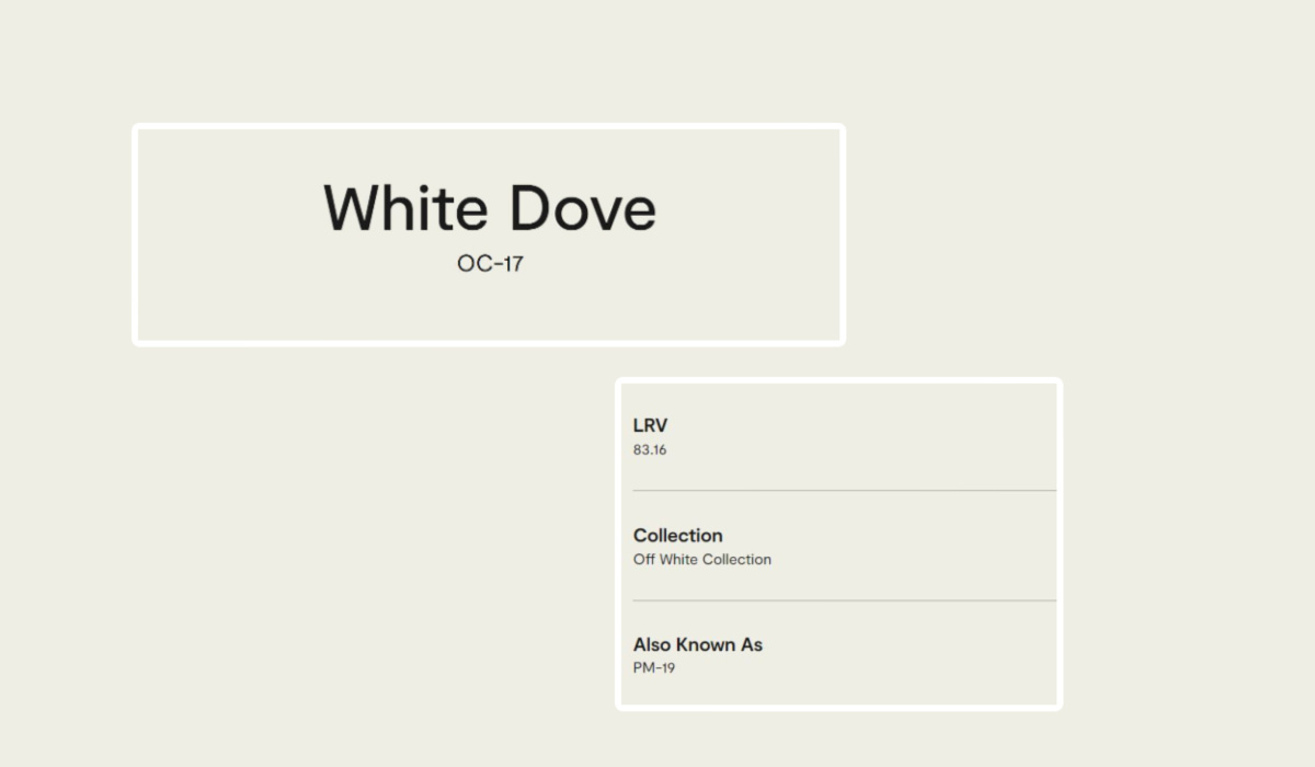 What Color is White Dove?