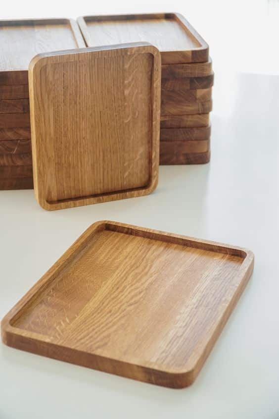 Wooden Serving Plates