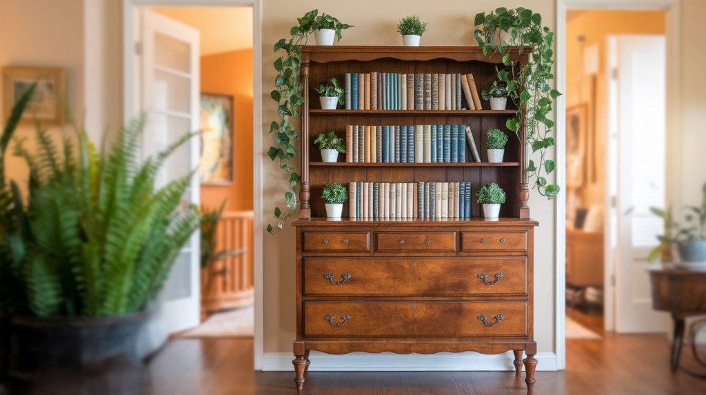 17 Repurposed Ideas for Old Dressers Without Drawers
