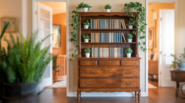 17 Repurposed Ideas for Old Dressers Without Drawers