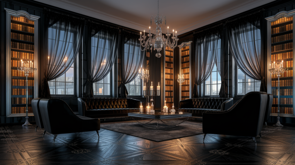 17 Stylish Modern Gothic Living Room Ideas