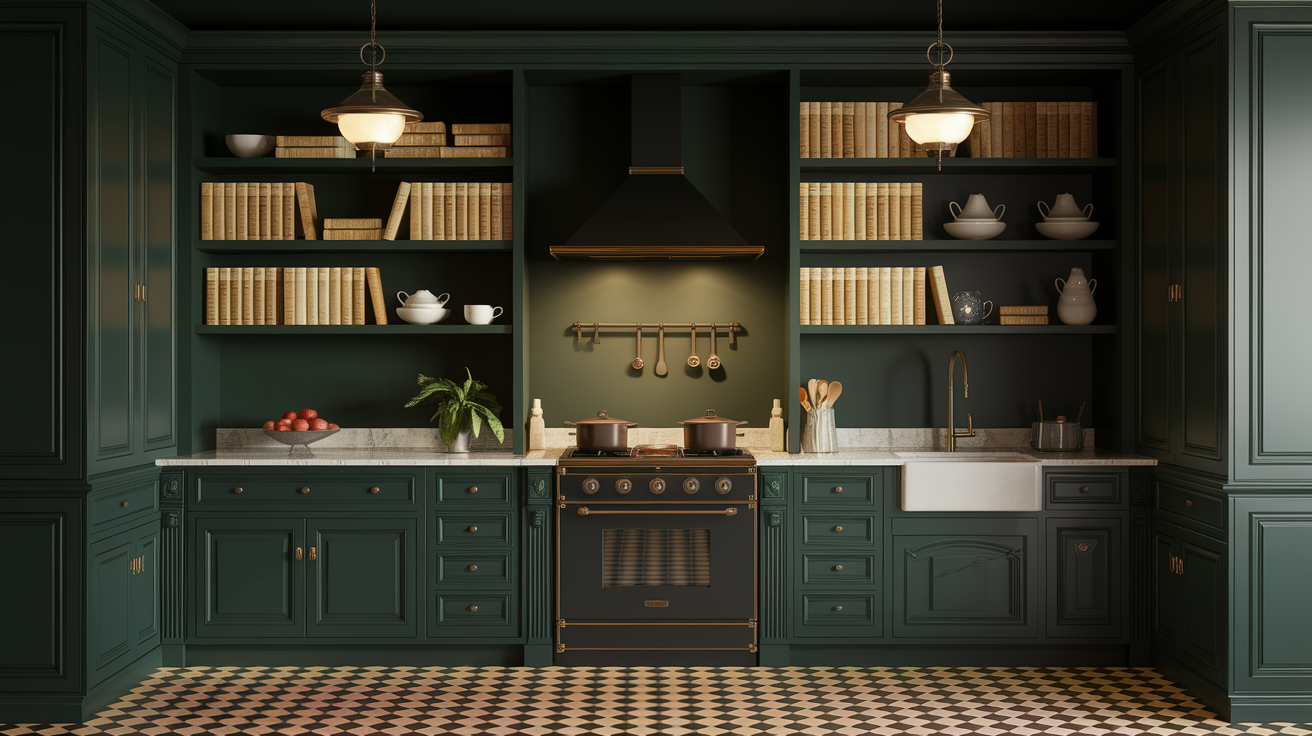 19 Stylish Dark Academia Kitchen Ideas