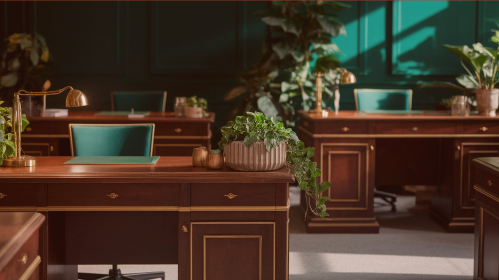 21 Moody Green Office Ideas for Stylish & Calm Workspaces