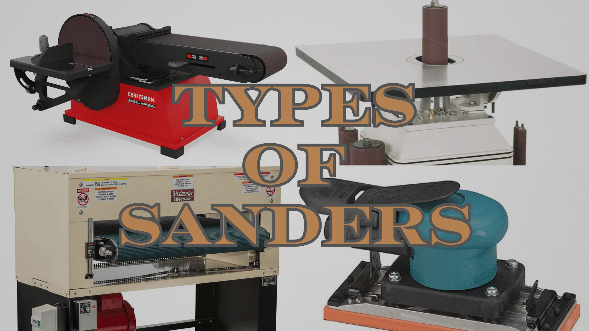 8 Types of Sanders and Their Uses