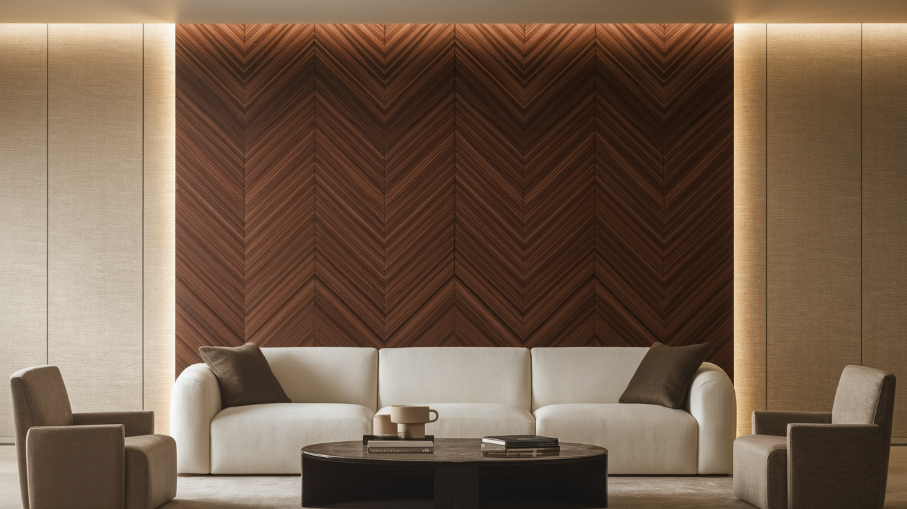 Bookmatched_Walnut_Veneer_Wall