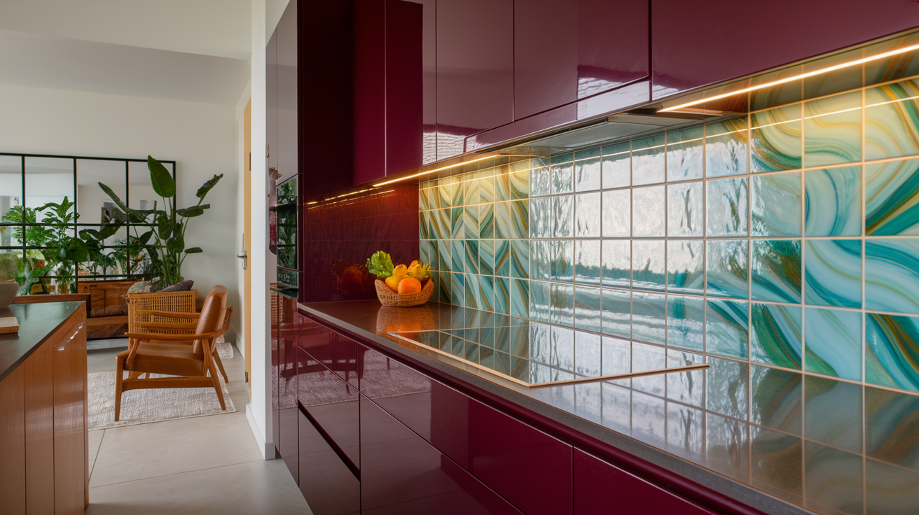 Burgundy_With_Glass_Tile