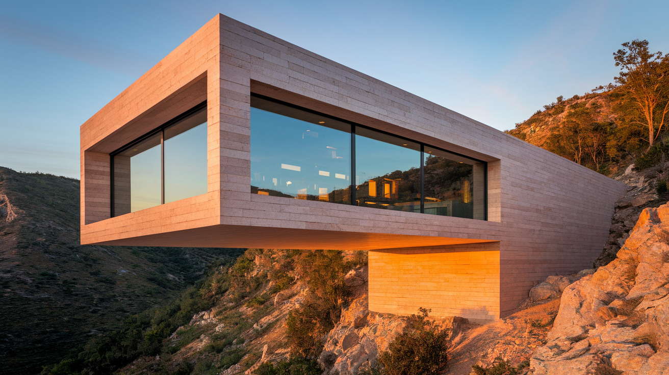 Cantilevered_Stone_House