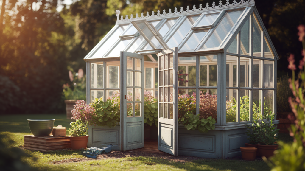 DIY Greenhouse Using Old Windows