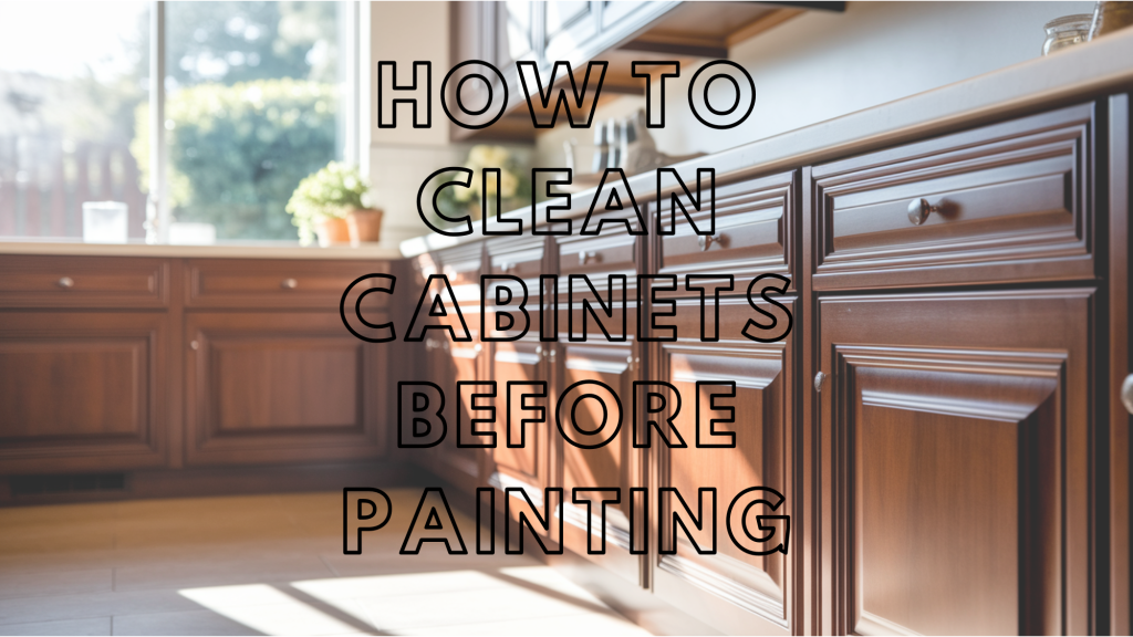 How to Clean Cabinets Before Painting