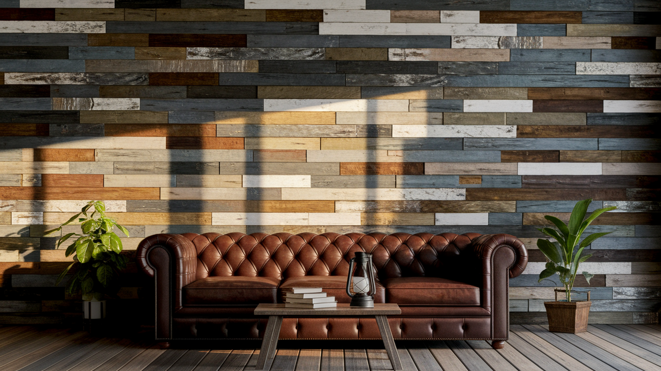Multi-tone_Painted_Pallet_Wood_Wall